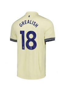 Everton Jack Grealish #18 Jalkapallovaatteet Vieraspaita 2025-26 Lyhythihainen